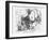 The Pope's Mad Bull, 1865-John Tenniel-Framed Giclee Print