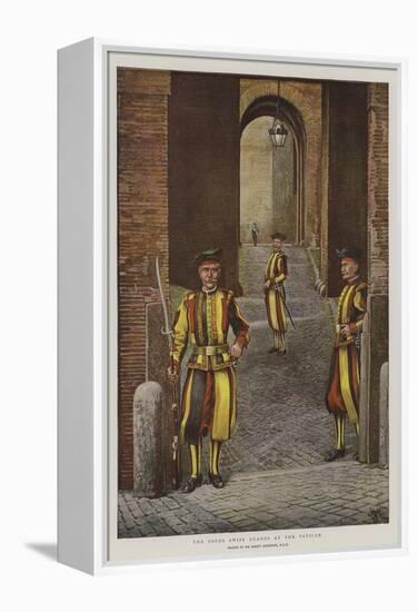 The Pope's Swiss Guards at the Vatican-Harry Hamilton Johnston-Framed Premier Image Canvas