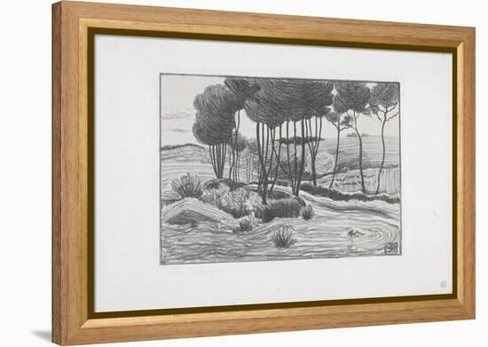 The Poplars, 1893-94-Robert Polhill Bevan-Framed Premier Image Canvas