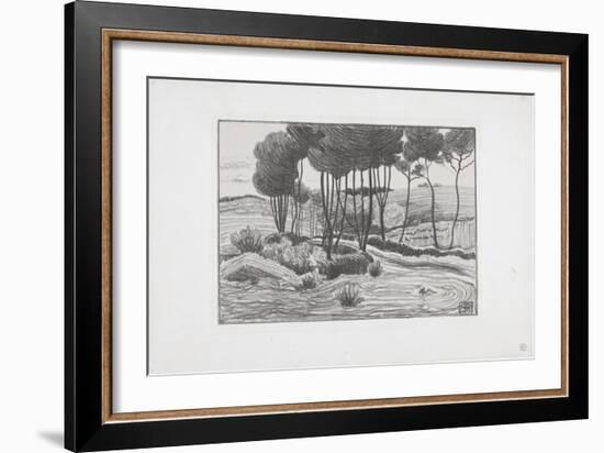 The Poplars, 1893-94-Robert Polhill Bevan-Framed Giclee Print