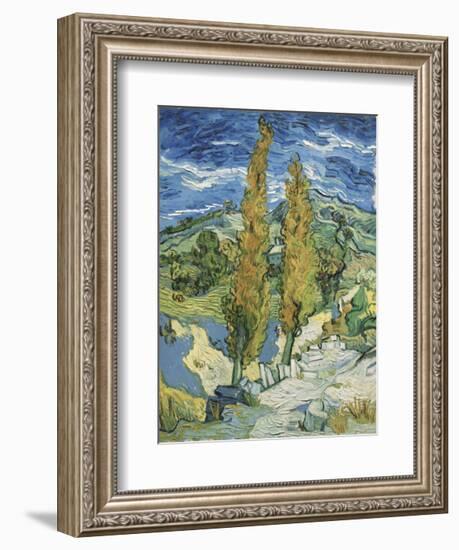 The Poplars at Saint-Remy, c.1889-Vincent van Gogh-Framed Art Print