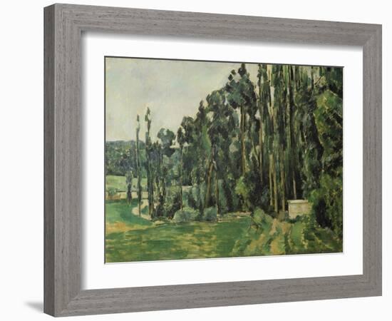 The Poplars, C. 1879-1882-Paul Cézanne-Framed Giclee Print