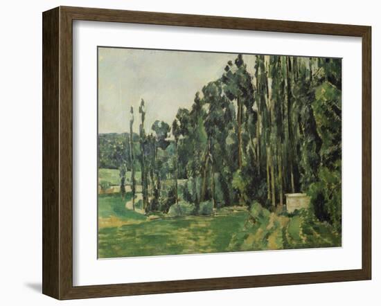 The Poplars, C. 1879-1882-Paul Cézanne-Framed Giclee Print