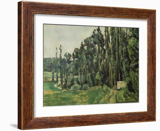 The Poplars, C. 1879-1882-Paul Cézanne-Framed Giclee Print