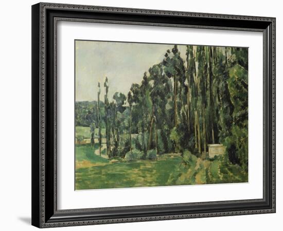 The Poplars, C. 1879-1882-Paul Cézanne-Framed Giclee Print