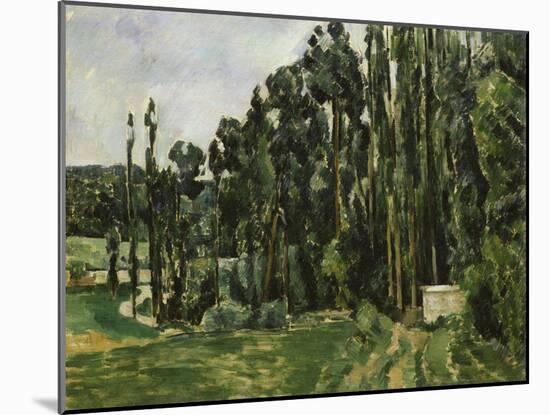 The Poplars, c.1879-82-Paul Cézanne-Mounted Giclee Print