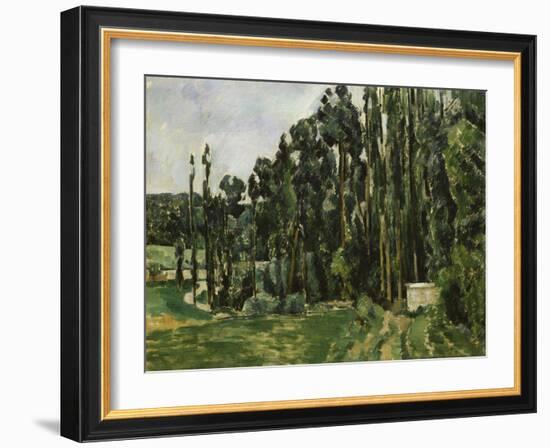 The Poplars, c.1879-82-Paul Cézanne-Framed Giclee Print