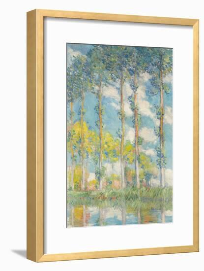 The Poplars; Les Peupliers, 1891-Claude Monet-Framed Giclee Print