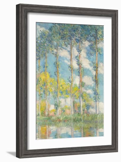 The Poplars; Les Peupliers, 1891-Claude Monet-Framed Giclee Print