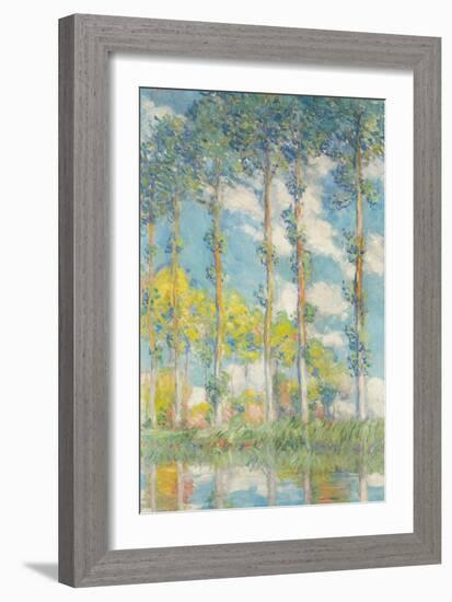 The Poplars; Les Peupliers, 1891-Claude Monet-Framed Giclee Print