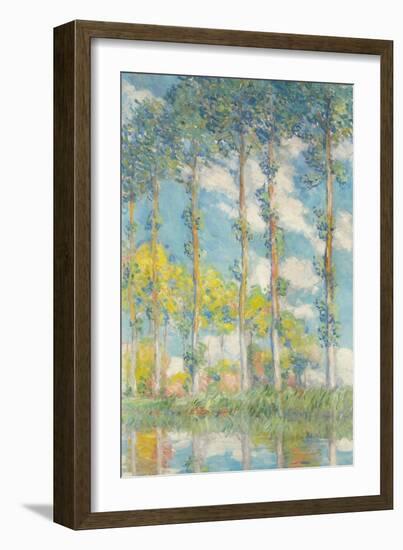 The Poplars; Les Peupliers, 1891-Claude Monet-Framed Giclee Print