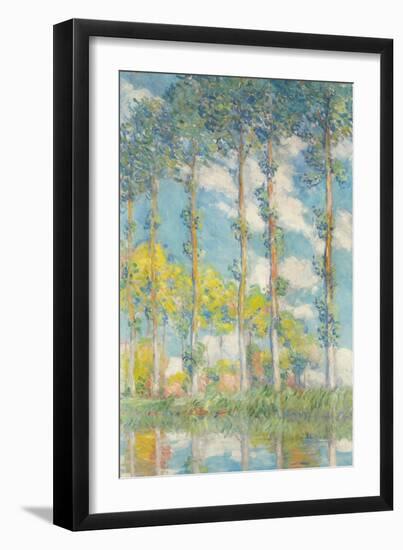 The Poplars; Les Peupliers, 1891-Claude Monet-Framed Giclee Print