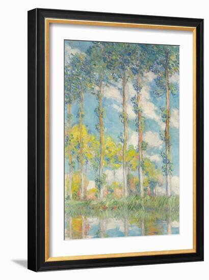 The Poplars; Les Peupliers, 1891-Claude Monet-Framed Giclee Print