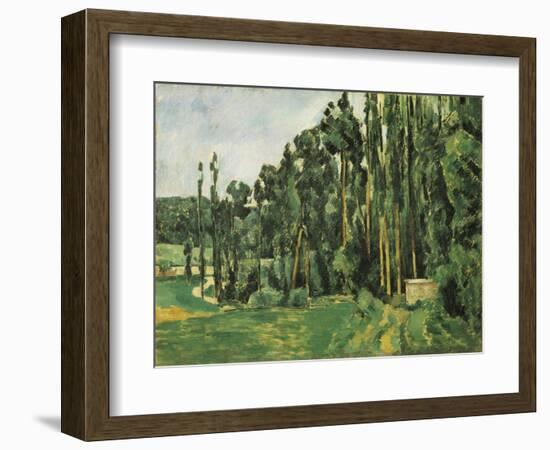 The Poplars (Les Peupliers)-Paul C?zanne-Framed Art Print