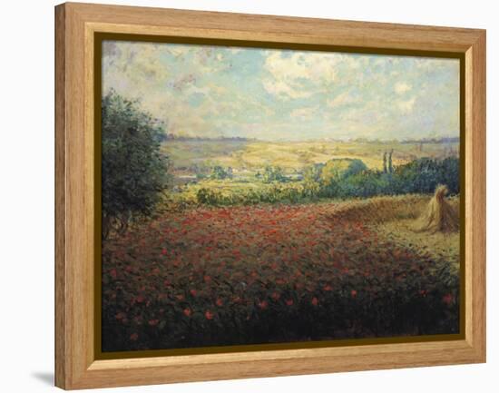 The Poppies-Leon Giran-max-Framed Premier Image Canvas