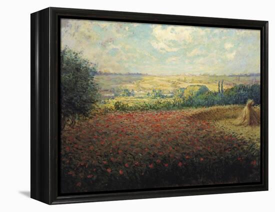 The Poppies-Leon Giran-max-Framed Premier Image Canvas