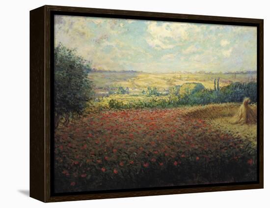 The Poppies-Leon Giran-max-Framed Premier Image Canvas