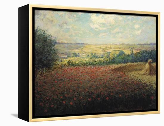 The Poppies-Leon Giran-max-Framed Premier Image Canvas