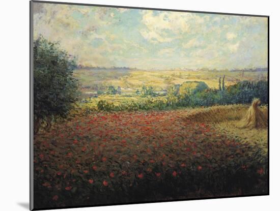 The Poppies-Leon Giran-max-Mounted Giclee Print