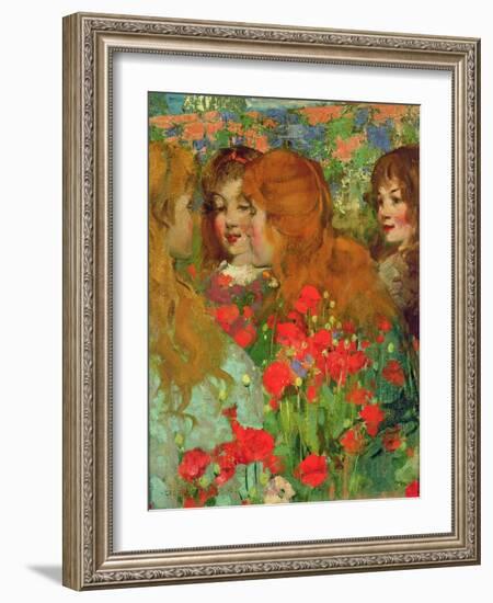 The Poppies-George Frederick Watts-Framed Giclee Print