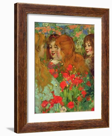 The Poppies-George Frederick Watts-Framed Giclee Print