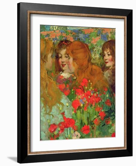 The Poppies-George Frederick Watts-Framed Giclee Print