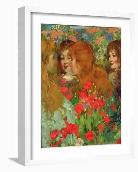 The Poppies-George Frederick Watts-Framed Giclee Print