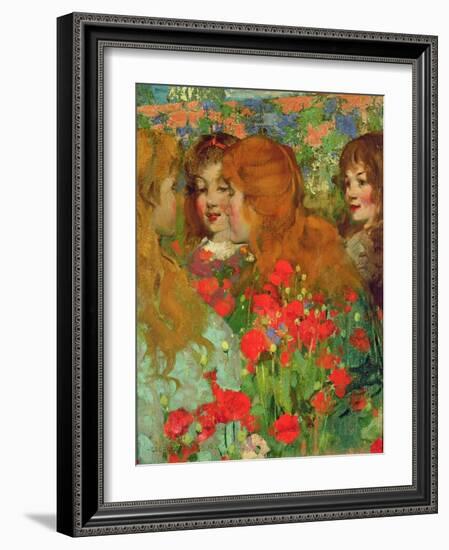 The Poppies-George Frederick Watts-Framed Giclee Print