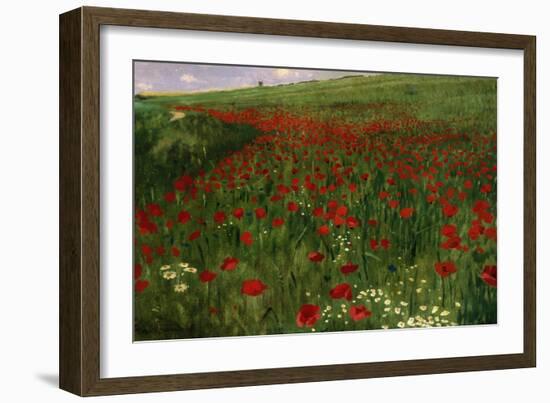 The Poppy Field, 1896-Paul von Szinyei-Merse-Framed Giclee Print