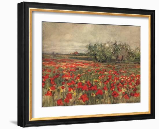 'The Poppy Field', c1900, (c1915)-George Hitchcock-Framed Giclee Print