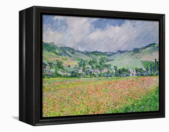 The Poppy Field Near Giverny, 1885-Claude Monet-Framed Premier Image Canvas