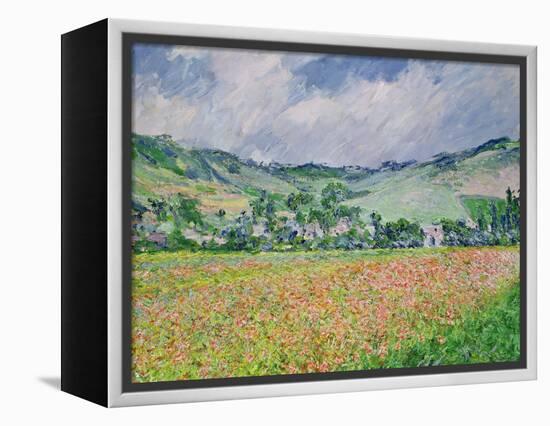 The Poppy Field Near Giverny, 1885-Claude Monet-Framed Premier Image Canvas