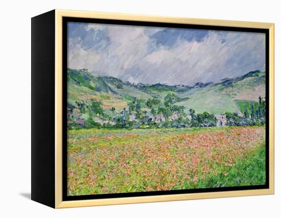 The Poppy Field Near Giverny, 1885-Claude Monet-Framed Premier Image Canvas