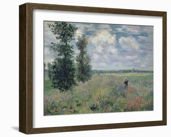 The Poppy Field-Claude Monet-Framed Giclee Print