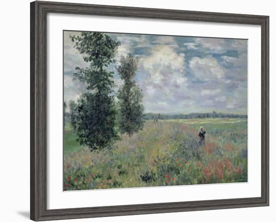 The Poppy Field-Claude Monet-Framed Giclee Print