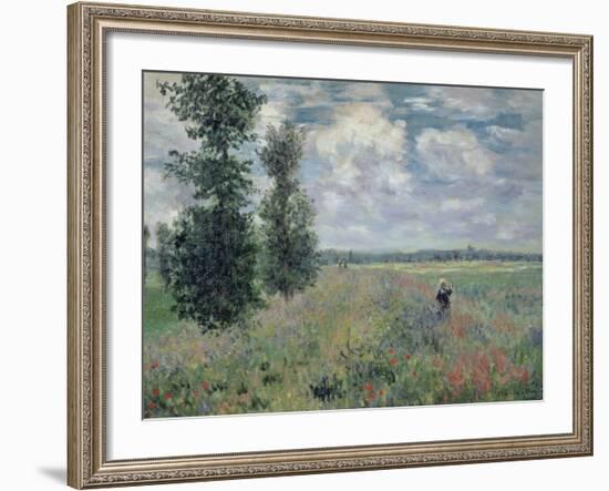 The Poppy Field-Claude Monet-Framed Giclee Print