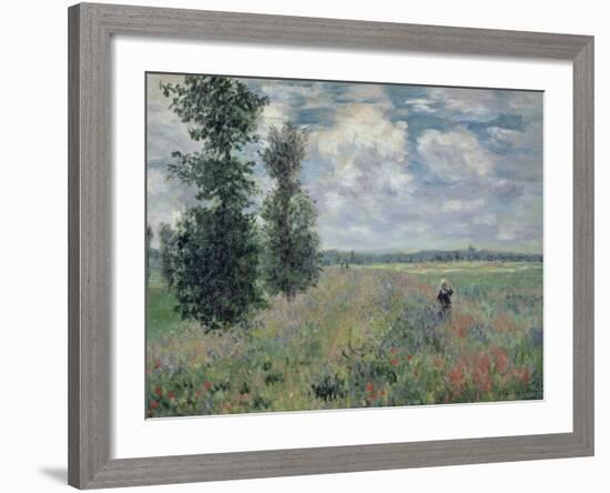 The Poppy Field-Claude Monet-Framed Giclee Print