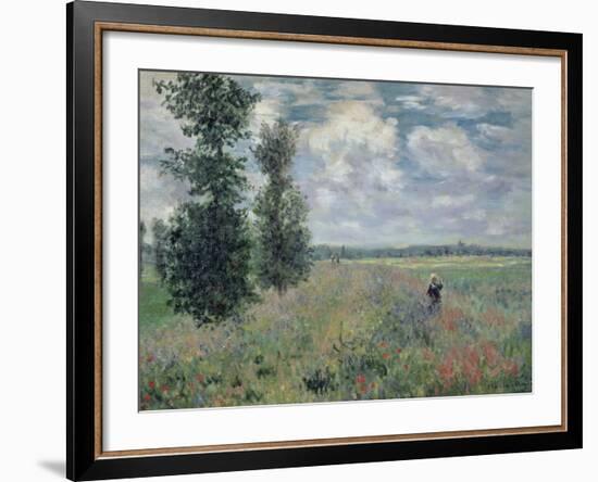 The Poppy Field-Claude Monet-Framed Giclee Print