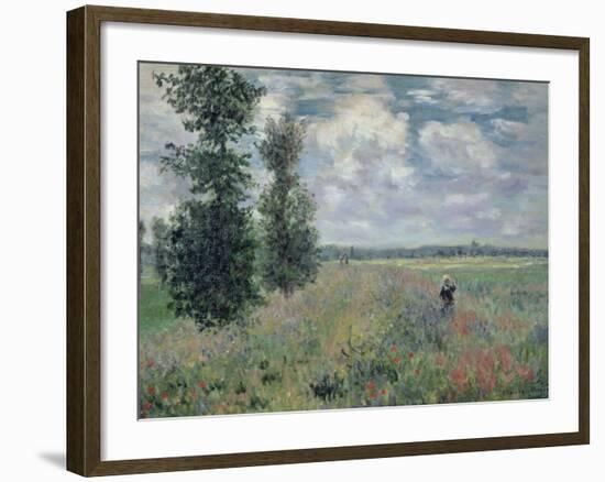 The Poppy Field-Claude Monet-Framed Giclee Print