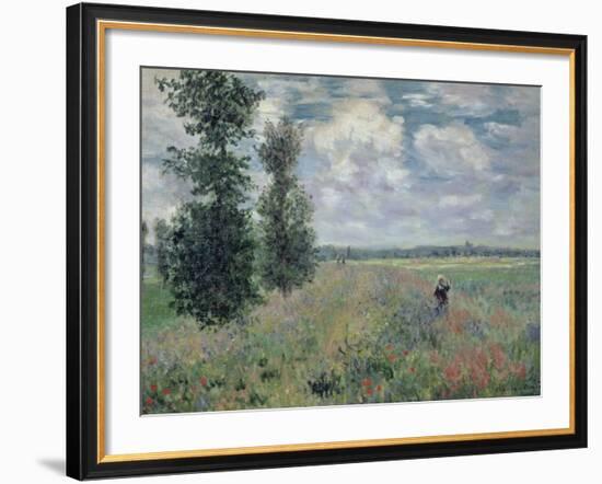 The Poppy Field-Claude Monet-Framed Giclee Print