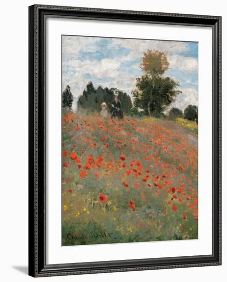 The Poppy Field-Claude Monet-Framed Giclee Print