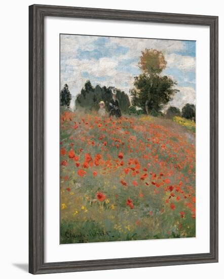 The Poppy Field-Claude Monet-Framed Giclee Print