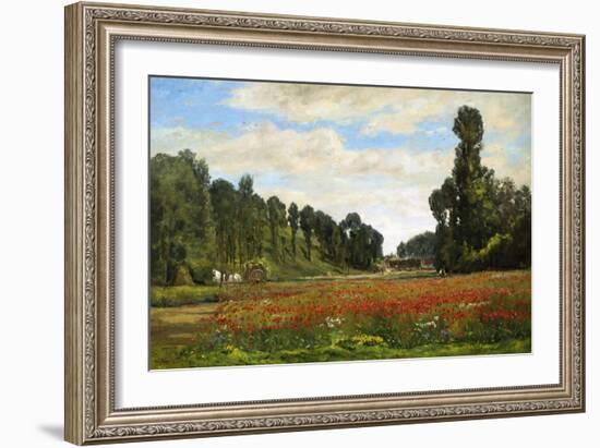 The Poppy Field-Hippolyte Camille Delpy-Framed Giclee Print