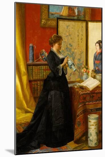 The Porcelain Collector, 1868-Alfred Emile Stevens-Mounted Giclee Print