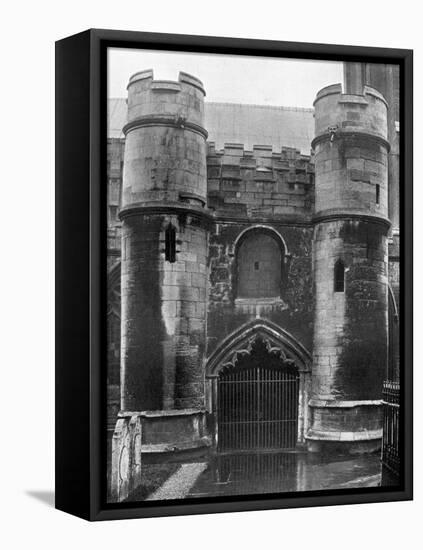 The Porch, Holbeach Church, Lincolnshire, 1924-1926-Valentine & Sons-Framed Premier Image Canvas