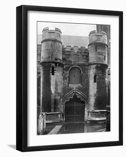 The Porch, Holbeach Church, Lincolnshire, 1924-1926-Valentine & Sons-Framed Giclee Print