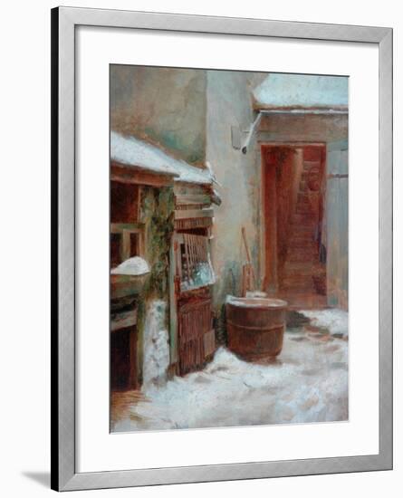 The Porch-Pierre Edouard Frere-Framed Giclee Print