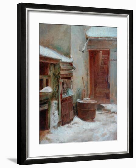 The Porch-Pierre Edouard Frere-Framed Giclee Print