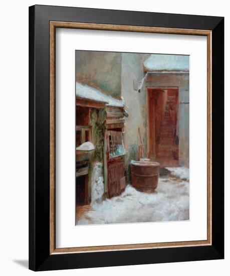 The Porch-Pierre Edouard Frere-Framed Giclee Print