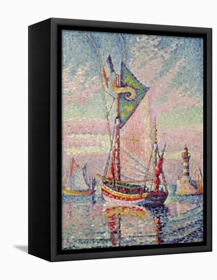 The Port at Concarneau-Paul Signac-Framed Premier Image Canvas